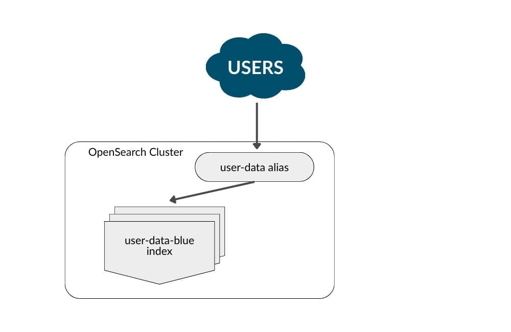 Figure 7: OpenSearch cluster with Index and Alias